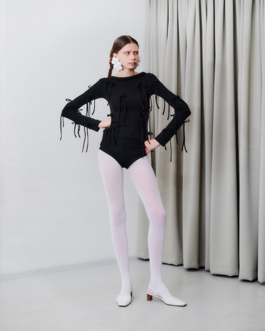 Bow Longsleeve Black