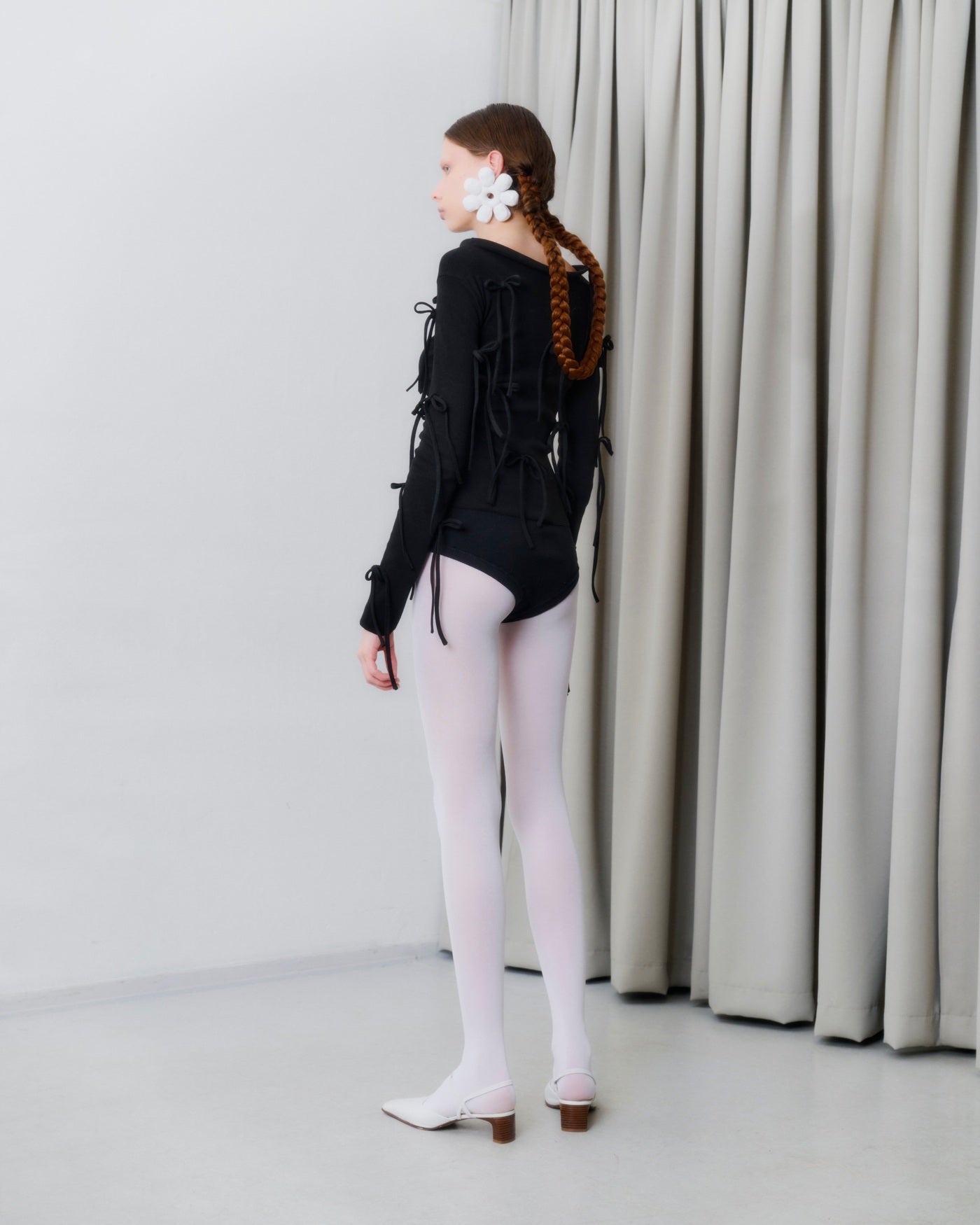 Bow Longsleeve Black