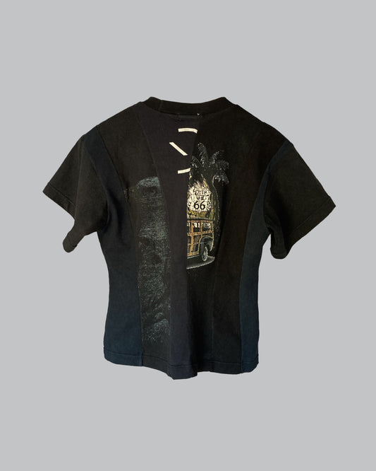 Shaped Strip T-Shirt L