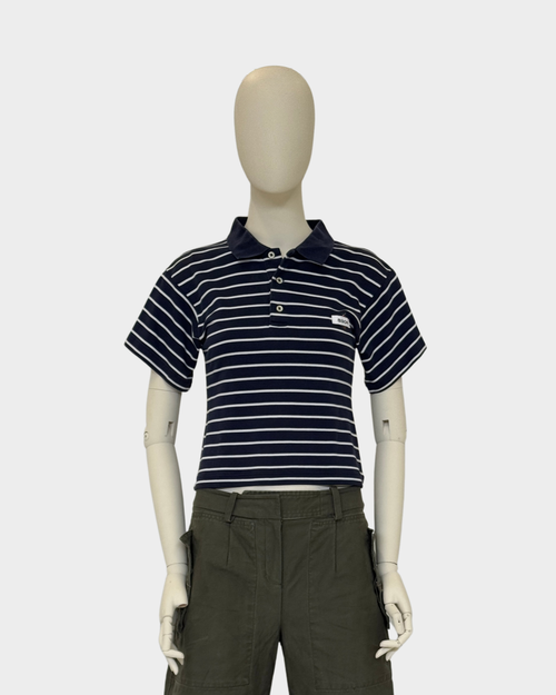 Fitted Polo Striped Navy S