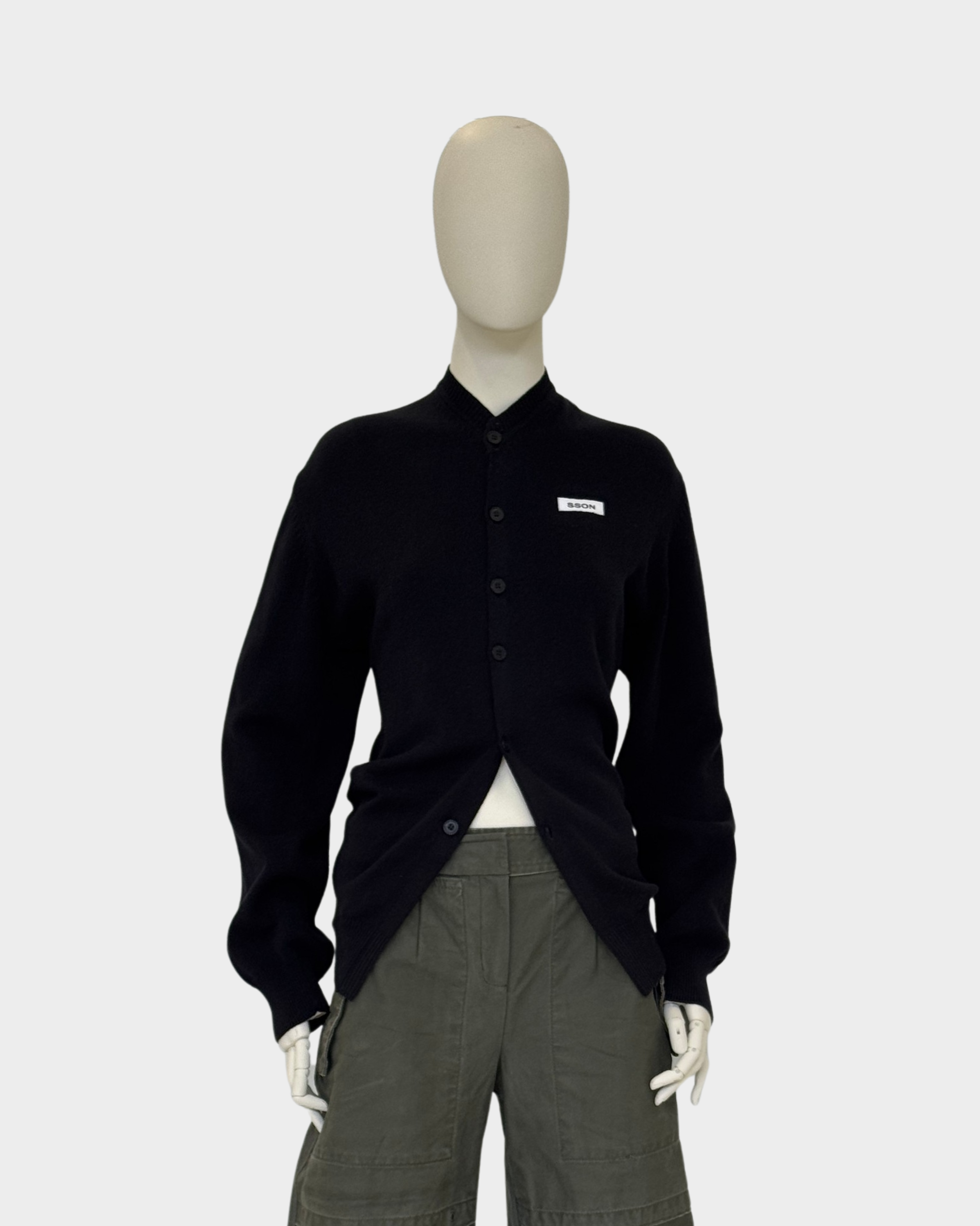 Shaped Button Down V-neck S
