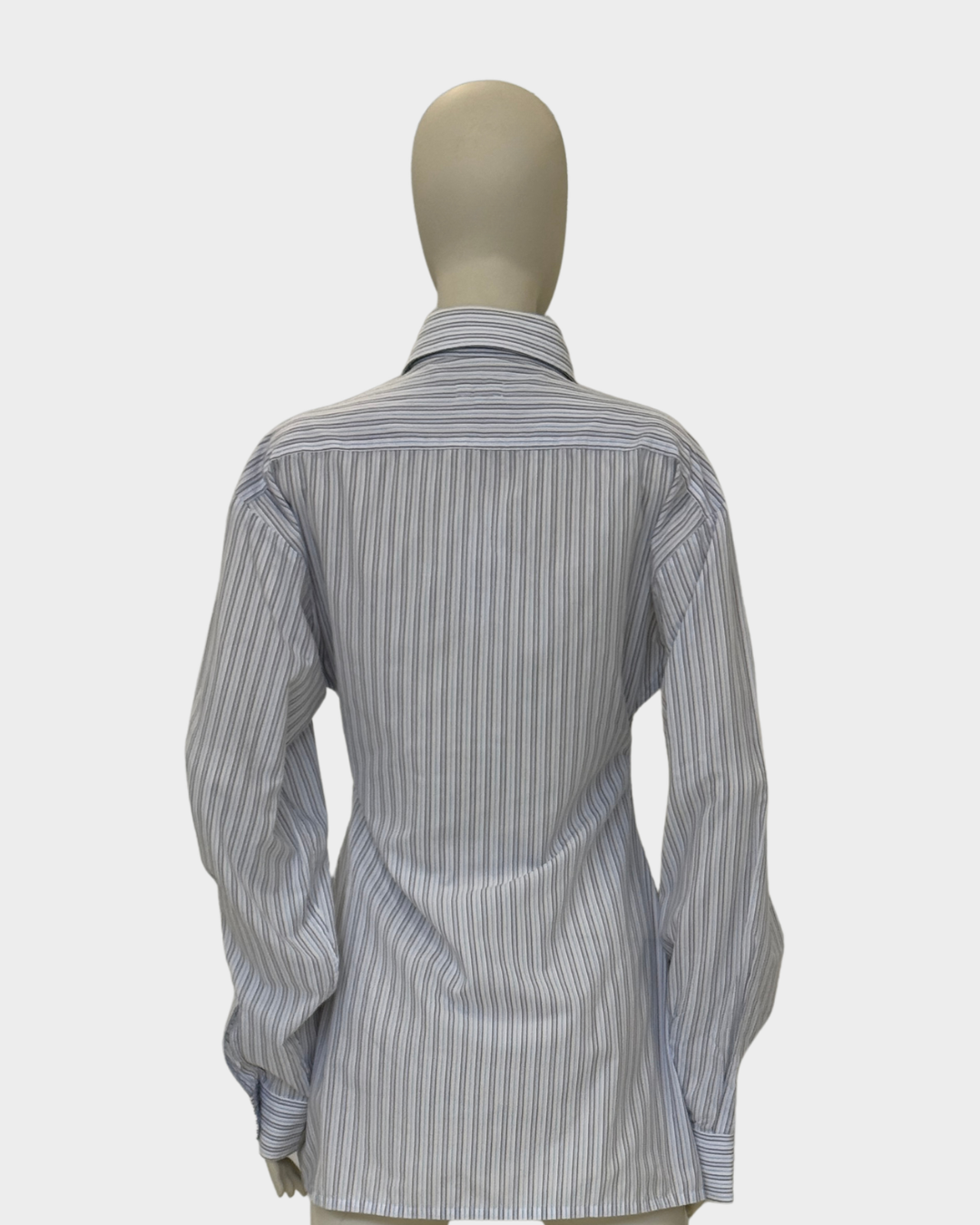 Shaped Shirt Striped White XL