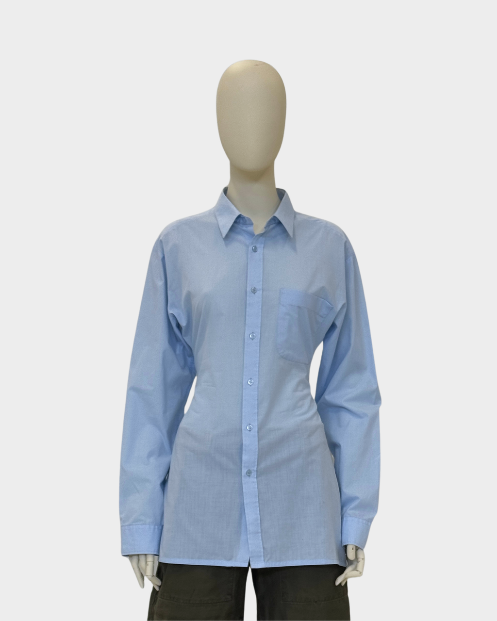 Shaped Shirt Striped Blue S