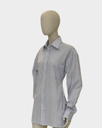 Shaped Shirt Striped White XL