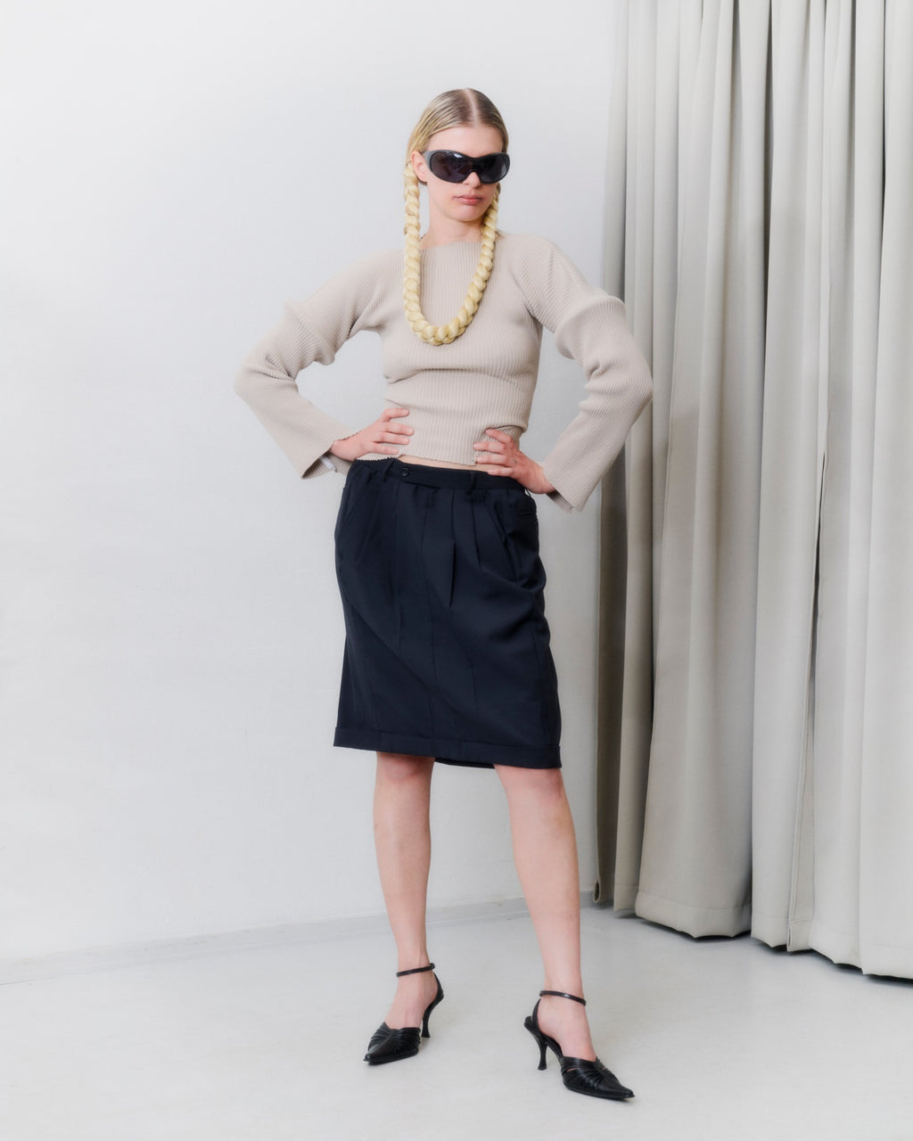 Boning Knit Top
