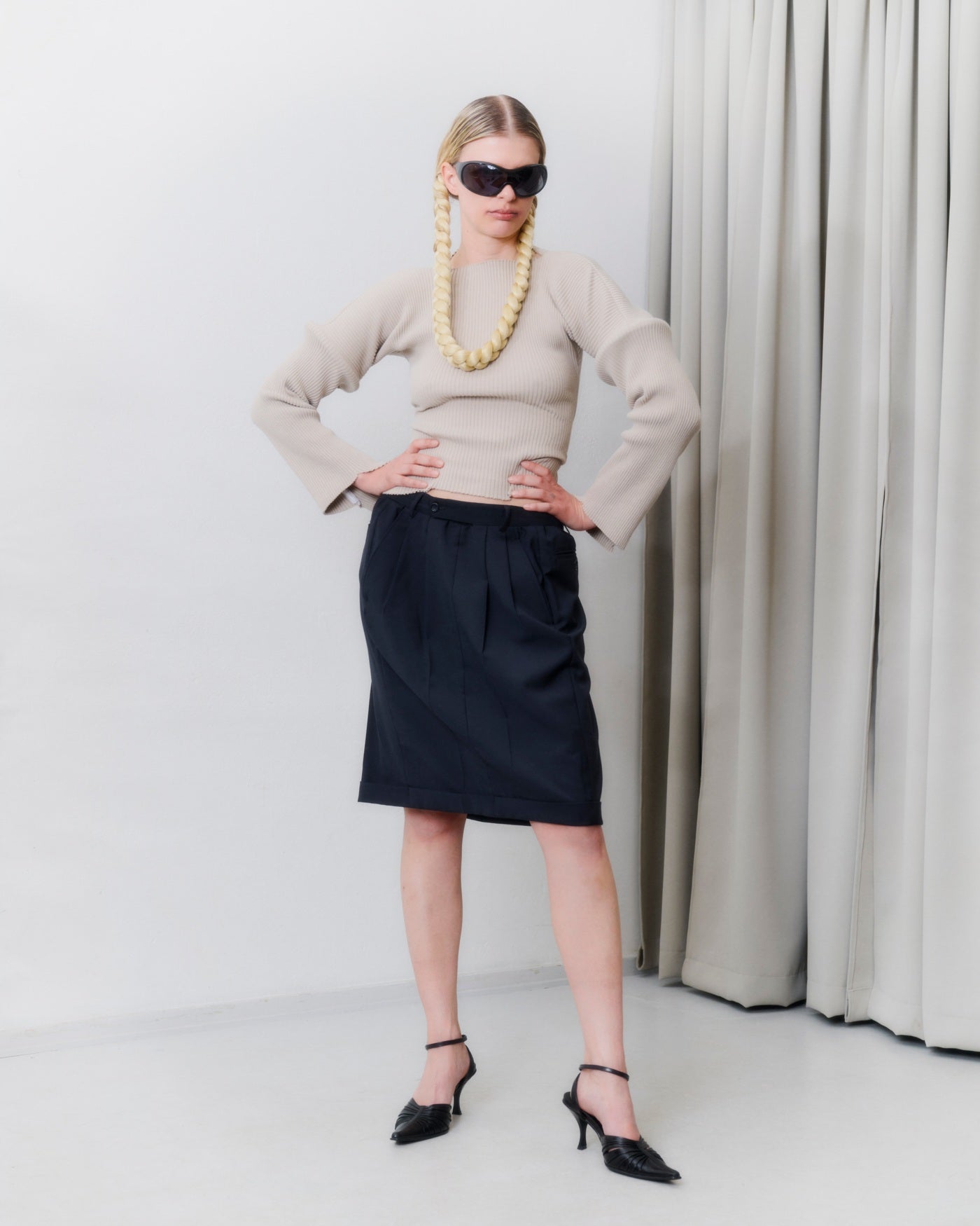 Boning Knit Top
