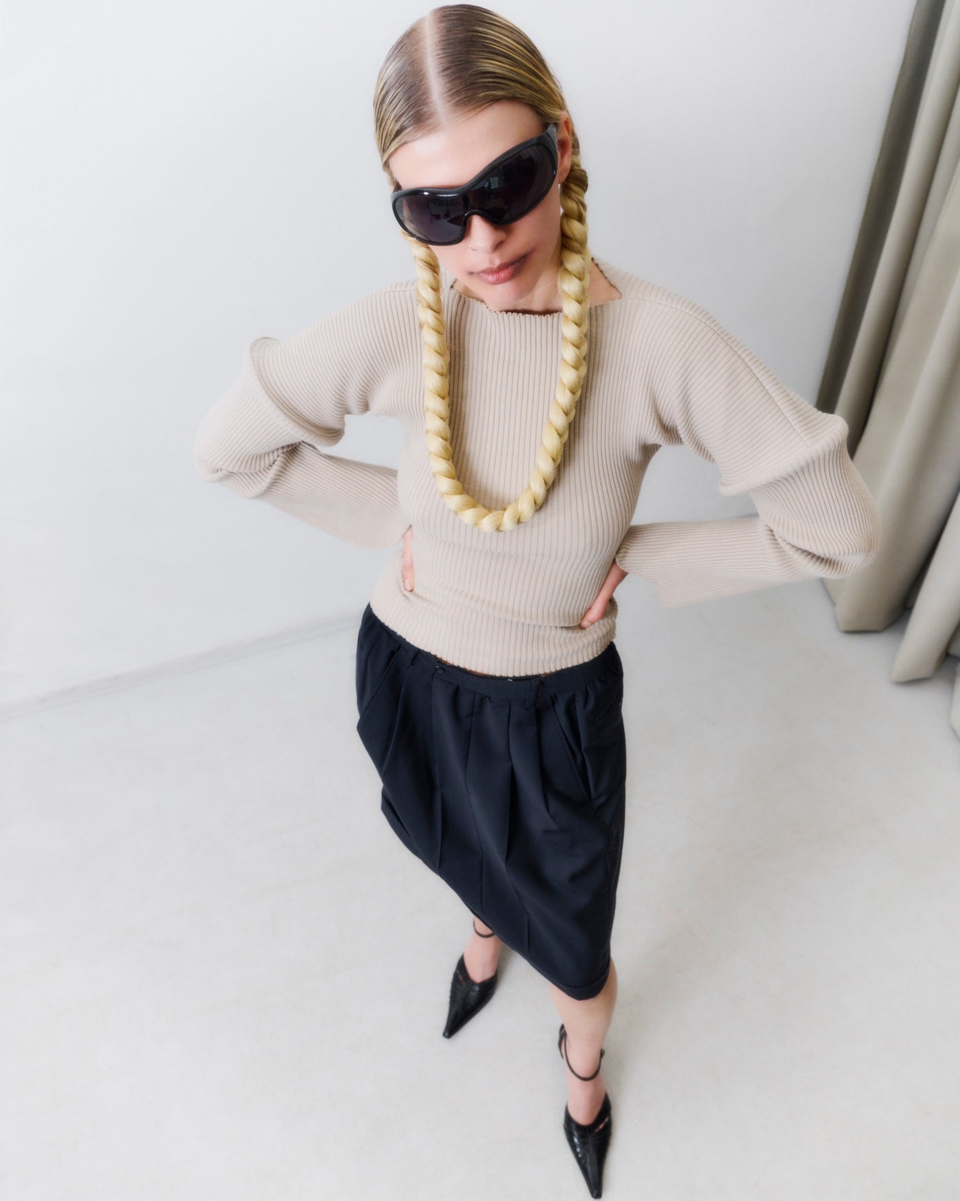 Boning Knit Top