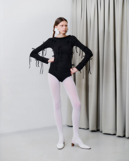 Bow Longsleeve Black