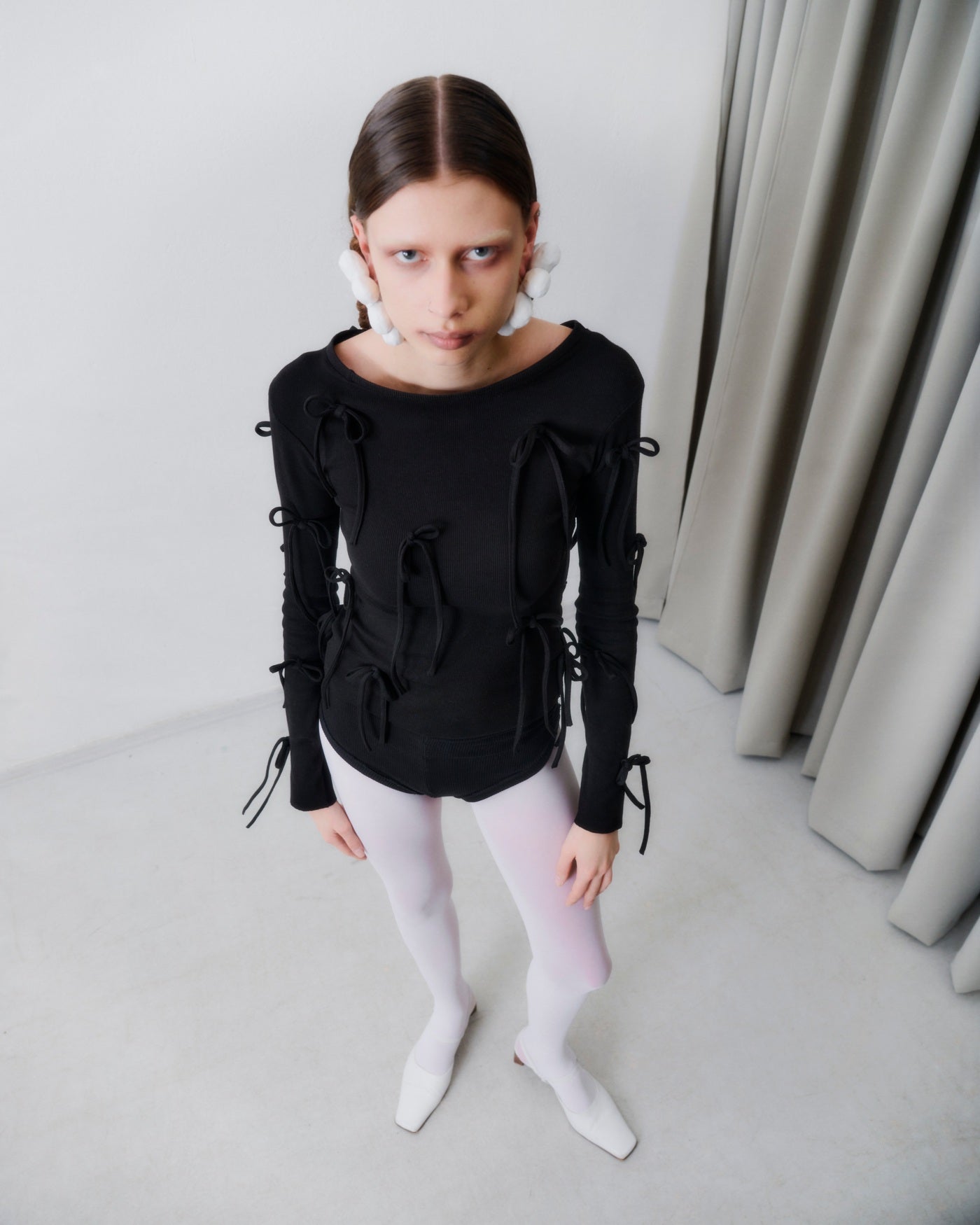 Bow Longsleeve Black