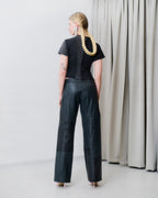 Leather Trousers Black