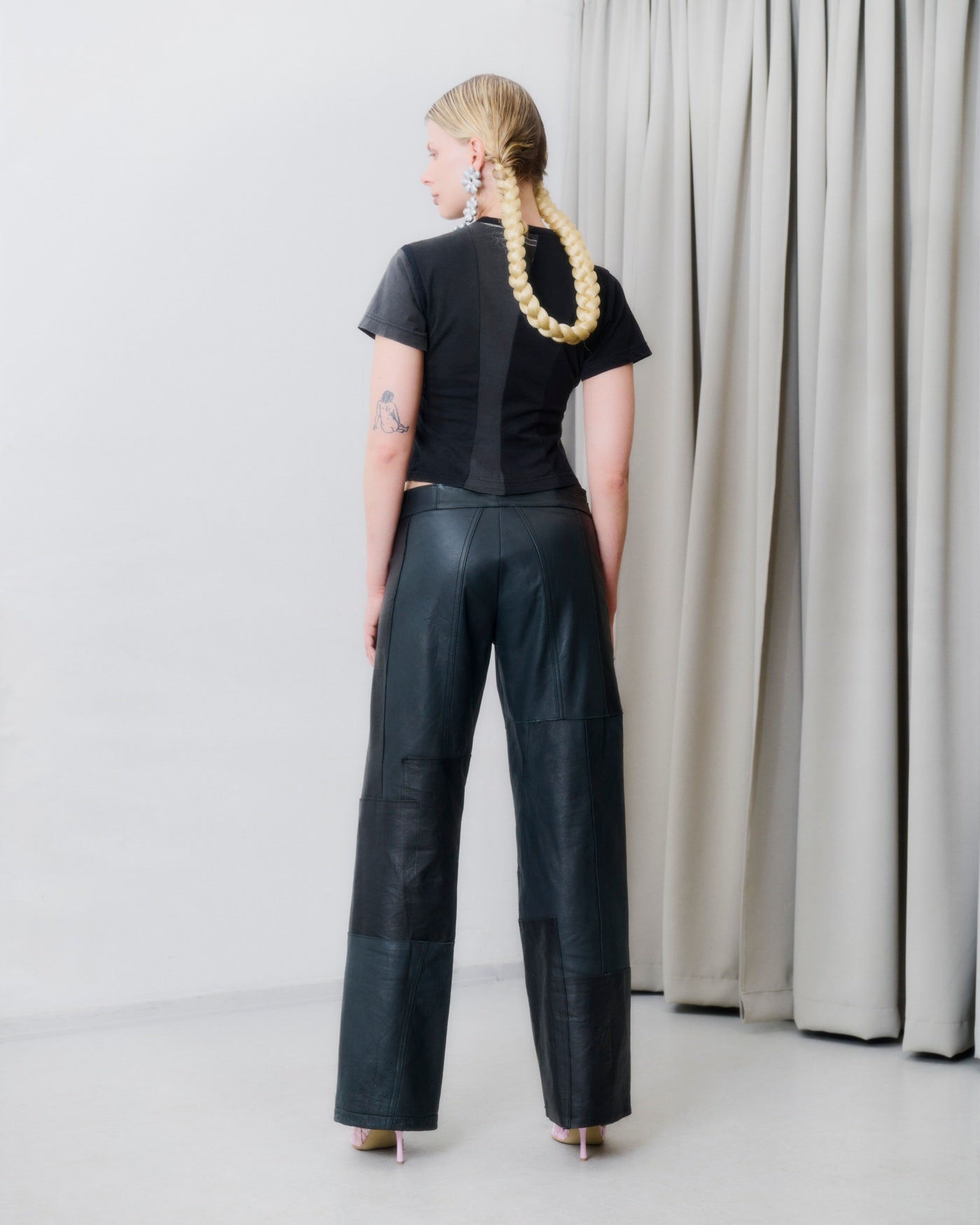 Leather Trousers Black