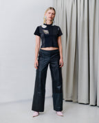 Leather Trousers Black