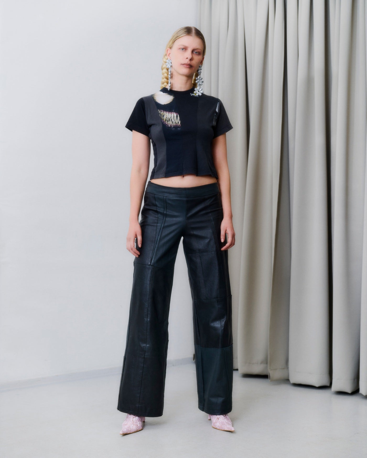 Leather Trousers Black