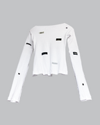 Longsleeve Logo White