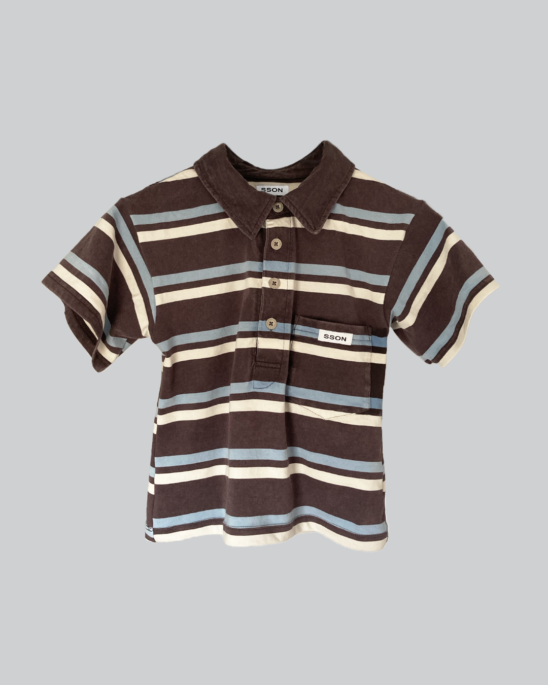 Fitted Polo Brown S