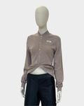 Shaped Button Down V-neck M