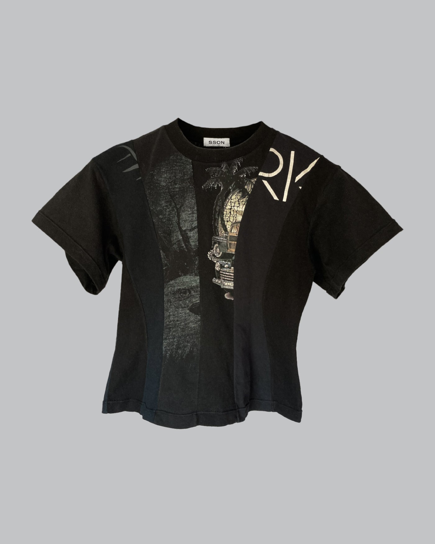 Shaped Strip T-Shirt L