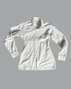 Shaped Shirt Striped White XL
