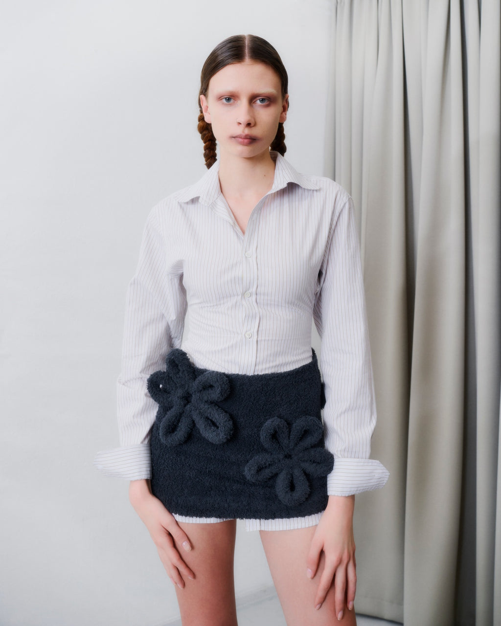Terry Flower Skirt